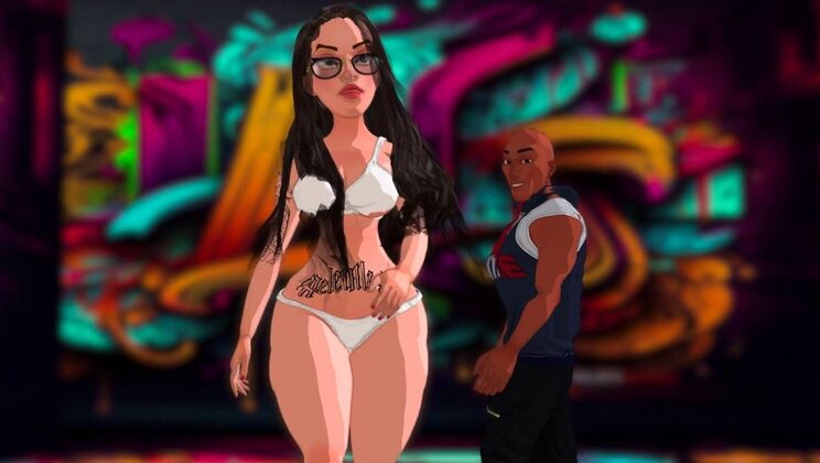 Big Ass and Big Cock Interracial Scene – Tha Stoop 4