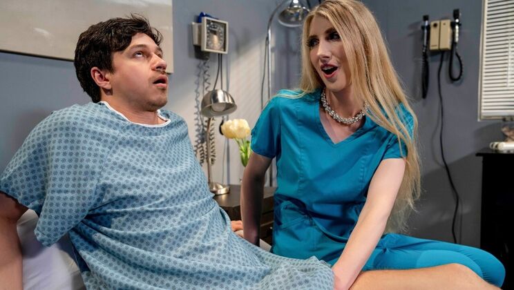 [TransSensual] - Trans Nurse Anal in Hospital Setting - Janelle Fennec - Dakota Wonders