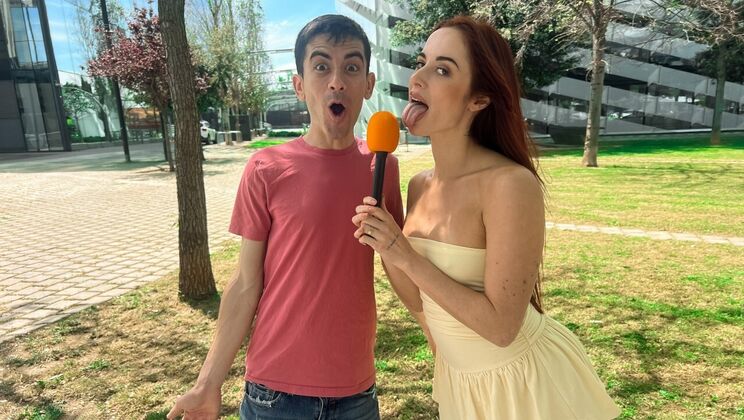 Audrey Reid Deep Throat and Cumshot Clean-Up