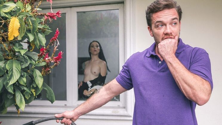 [DigitalPlayground] - Shaved Pussy Maid Licked Then Fucked Hard - Kyle Mason - Bambi Black