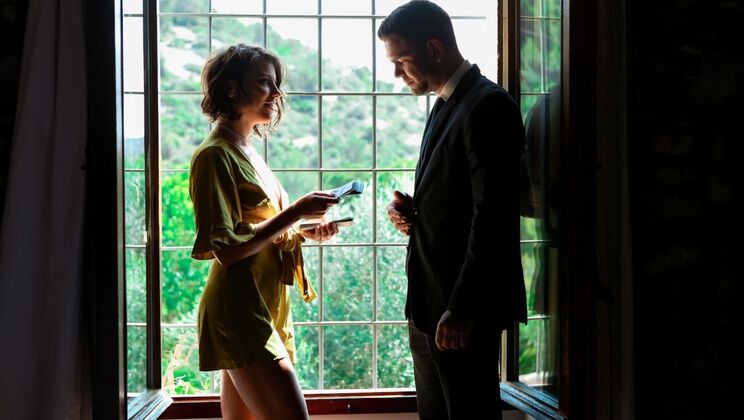 [DigitalPlayground] - Juan Lucho Fucks Two: Small Tits Latina & Medium Tits Blonde Together - Adriana Chechik - Juan Lucho - Emily Willis