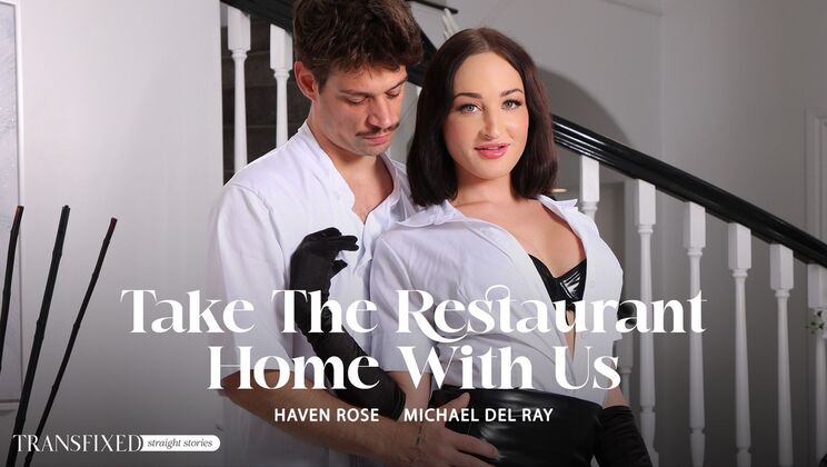 [Transfixed] - Shemale Haven Rose Takes Big Cock in Ass - Michael DelRay - Haven Rose