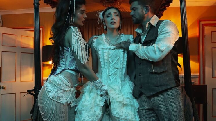 [DigitalPlayground] - Blindfolded Babes Enjoy Sex Toys - Juan Lucho - Marina Maya - Catherine Knight