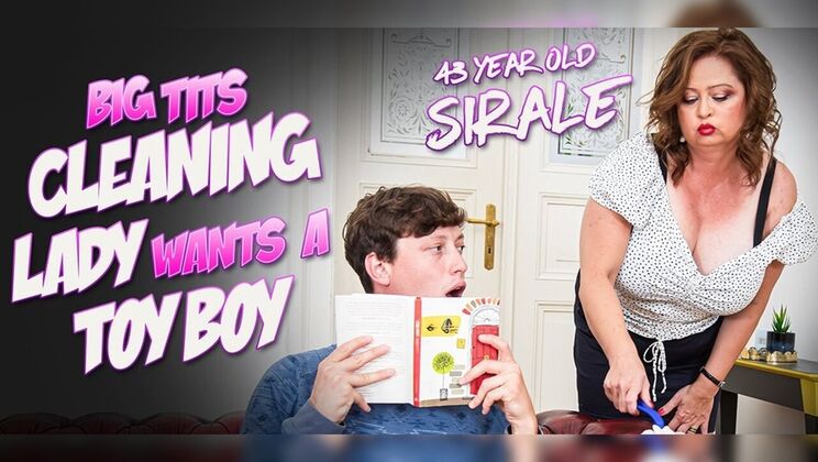 [Mature.nl] - Natural Boobs Mature Sirale Gets Fingered & Fucked on Sofa By Young Boss - Sirale - Lenny Yankee