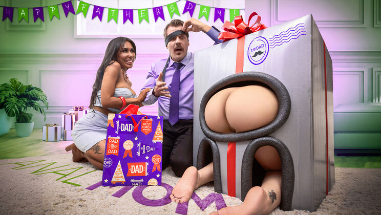 Two Girl BJ with Dick Play: A Perfect Gift for Father's Day