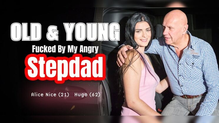 Old Man Eats Teen Pussy After Car Breakdown – Wet and Horny