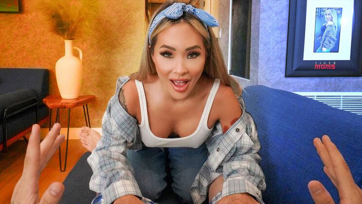 Older Man Fucks a Petite, Tanned Asian